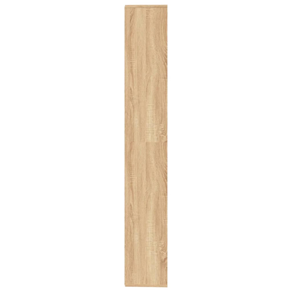 Boekenkast/kamerscherm 155x24x160 cm bewerkt hout sonoma eiken MeubelReus