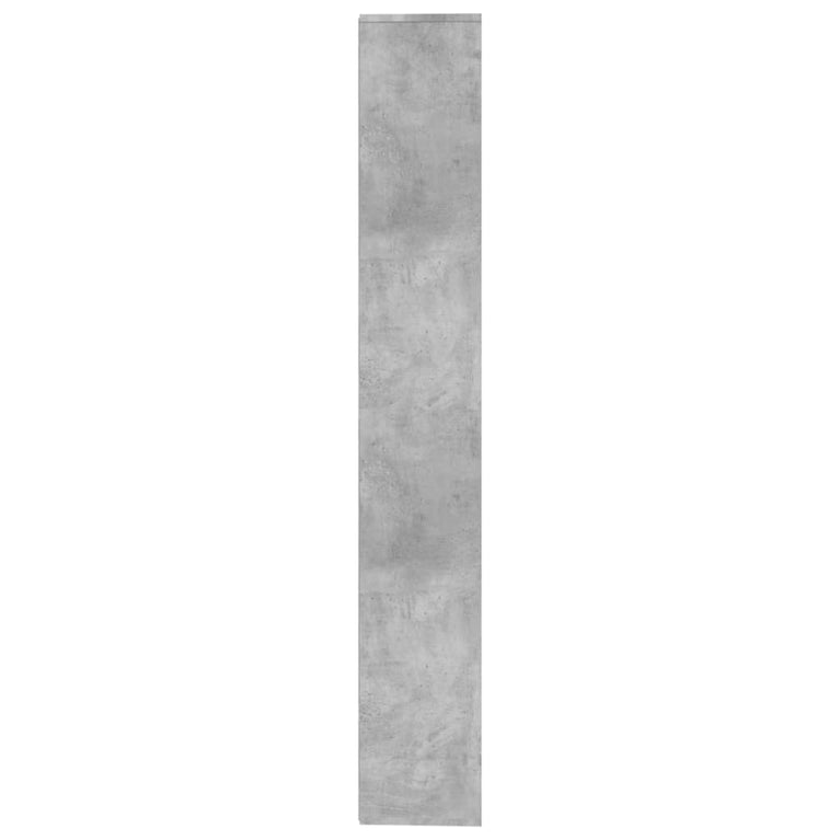 Boekenkast/kamerscherm 155x24x160 cm bewerkt hout betongrijs MeubelReus