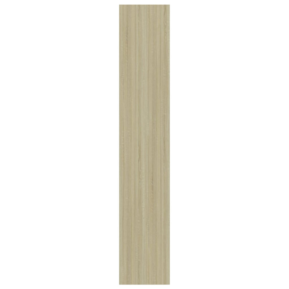 Boekenkast met 3 schappen 40x24x108 cm bewerkt hout sonoma eik MeubelReus