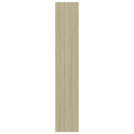 Boekenkast met 3 schappen 40x24x108 cm bewerkt hout sonoma eik MeubelReus