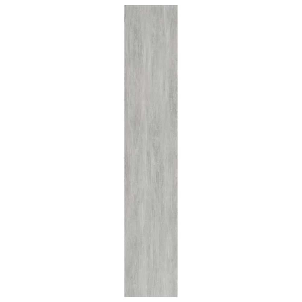 Boekenkast met 3 schappen 40x24x108 cm bewerkt hout betongrijs MeubelReus