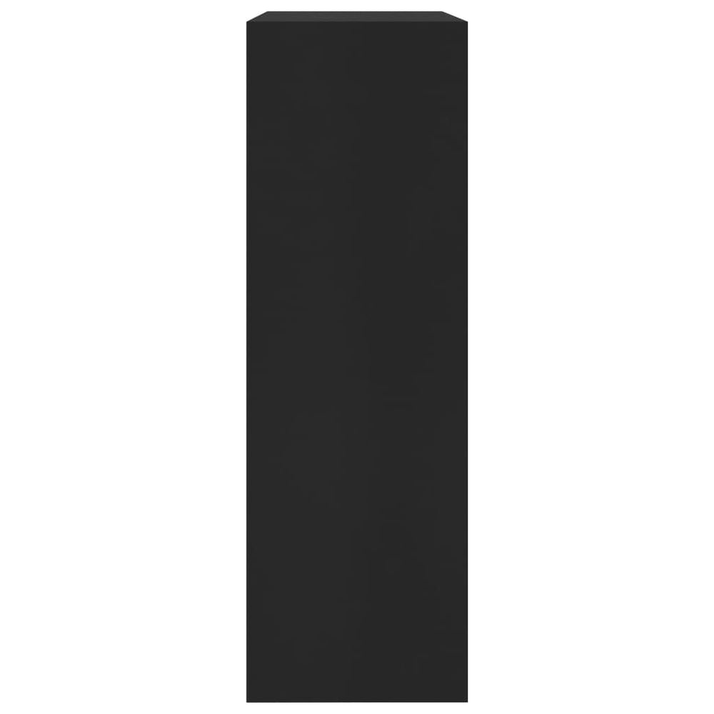 Boekenkast 60x24x74,5 cm bewerkt hout zwart MeubelReus
