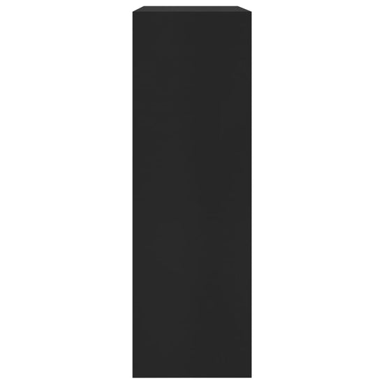 Boekenkast 60x24x74,5 cm bewerkt hout zwart MeubelReus
