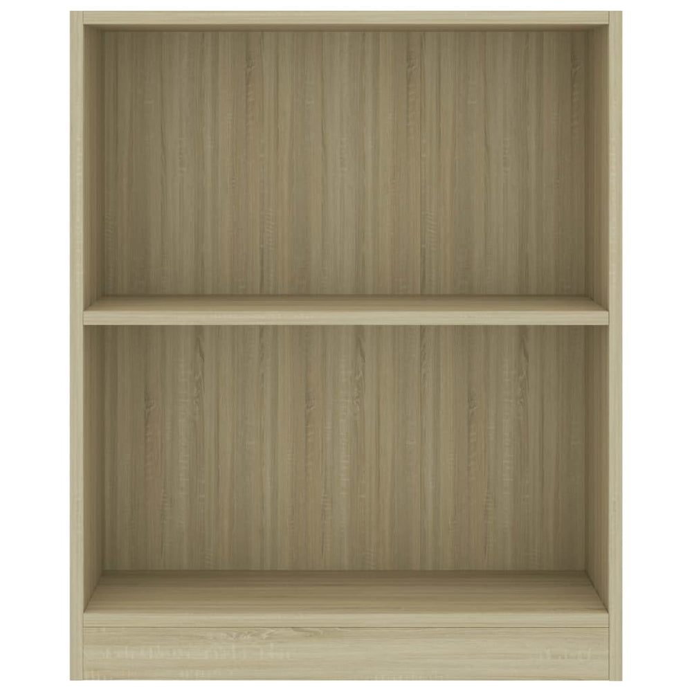 Boekenkast 60x24x74,5 cm bewerkt hout sonoma eikenkleurig MeubelReus