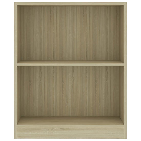 Boekenkast 60x24x74,5 cm bewerkt hout sonoma eikenkleurig MeubelReus