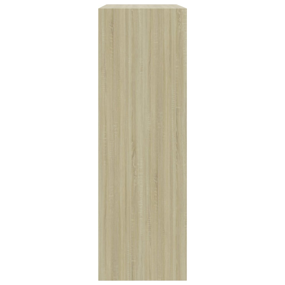 Boekenkast 60x24x74,5 cm bewerkt hout sonoma eikenkleurig MeubelReus