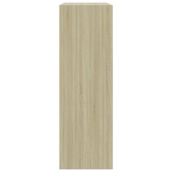 Boekenkast 60x24x74,5 cm bewerkt hout sonoma eikenkleurig MeubelReus