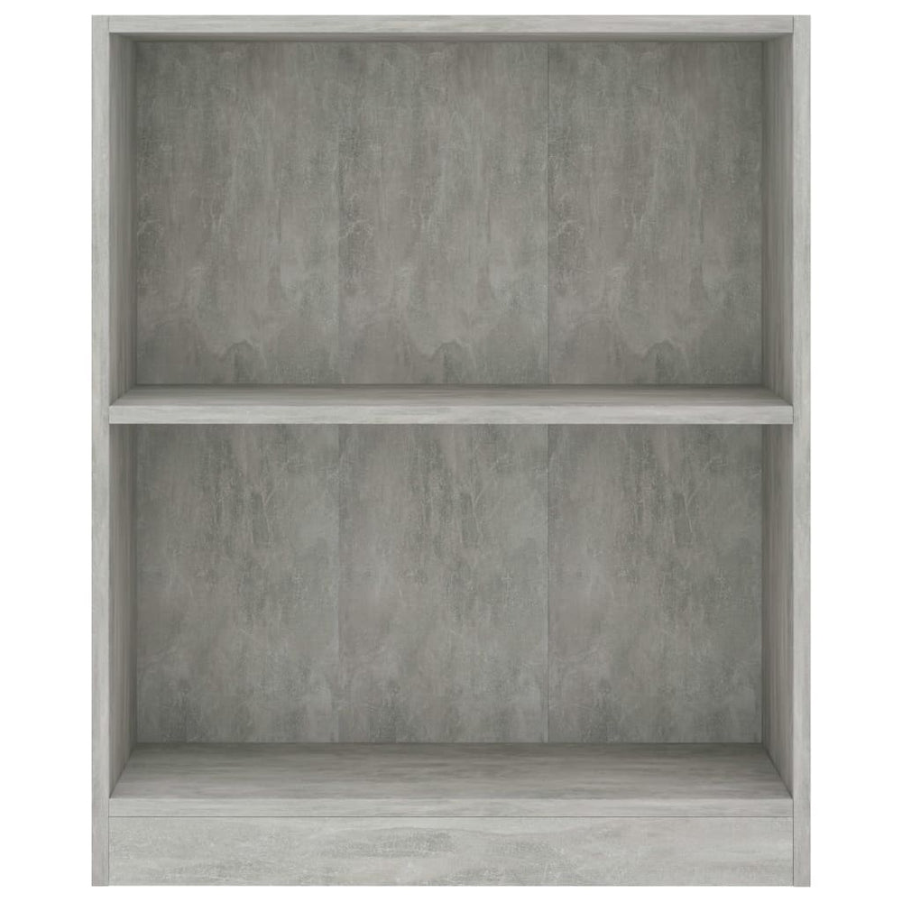 Boekenkast 60x24x74,5 cm bewerkt hout betongrijs MeubelReus