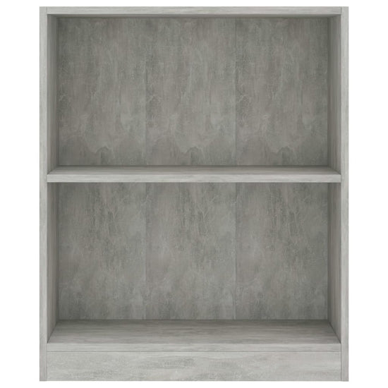 Boekenkast 60x24x74,5 cm bewerkt hout betongrijs MeubelReus