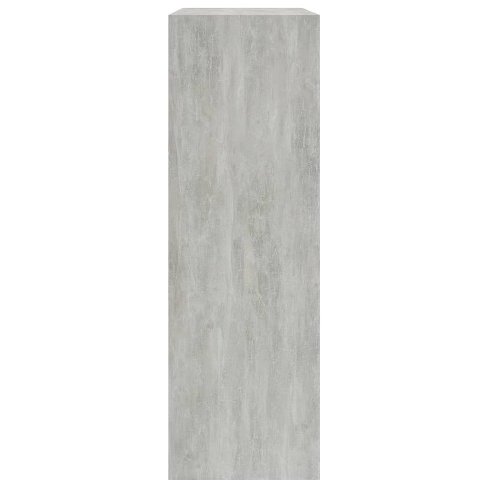 Boekenkast 60x24x74,5 cm bewerkt hout betongrijs MeubelReus