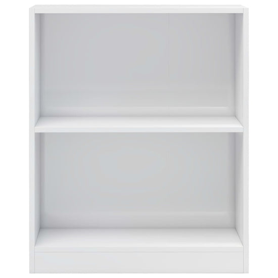 Boekenkast 60x24x74,5 cm bewerkt hout hoogglans wit MeubelReus
