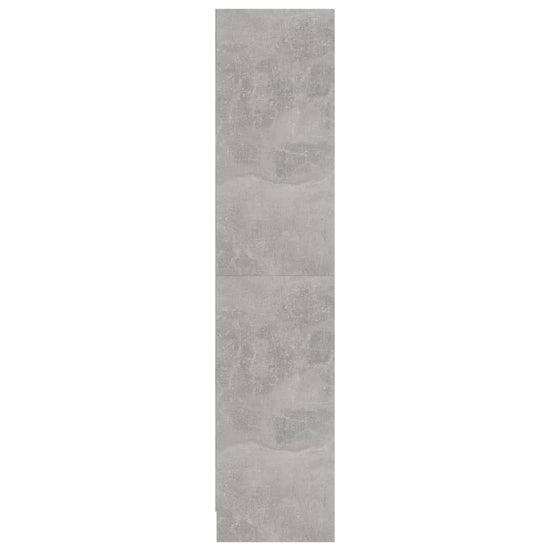 Boekenkast met 3 schappen 60x24x109 cm bewerkt hout betongrijs MeubelReus