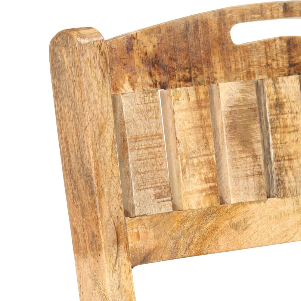 Tuinbarstoelen inklapbaar 2 st massief mangohout MeubelReus