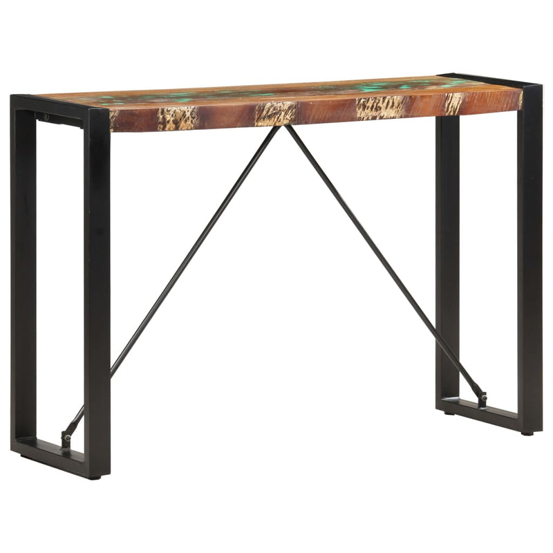 Wandtafel 110x35x76 cm massief gerecycled hout MeubelReus