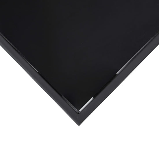 Tuinbartafel 110x60x110 cm gehard glas zwart MeubelReus