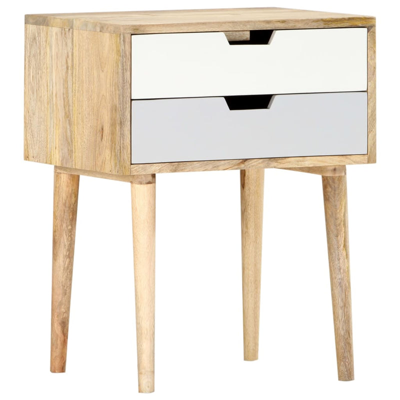 Nachtkastje 47x35x59 cm massief mangohout MeubelReus