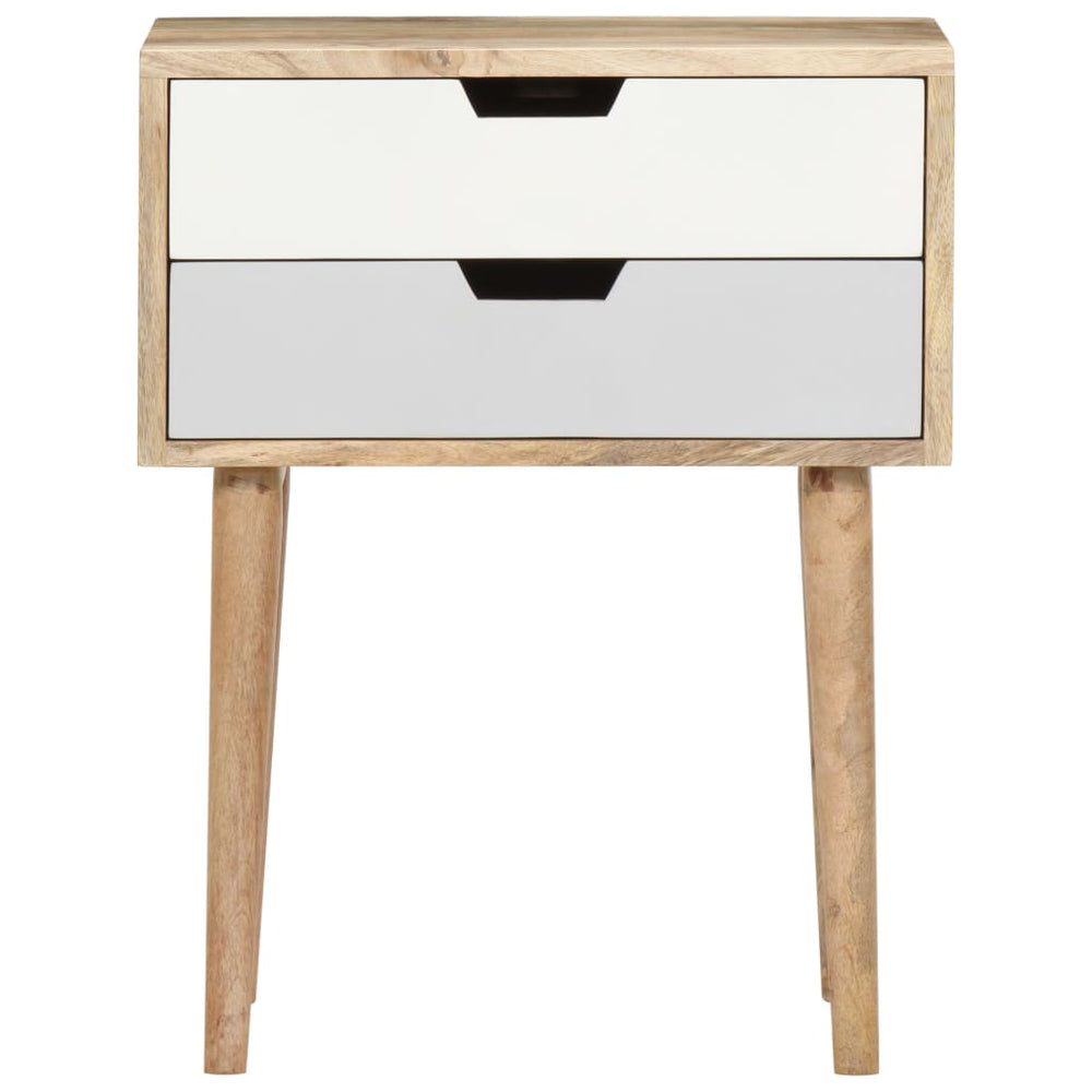 Nachtkastje 47x35x59 cm massief mangohout MeubelReus