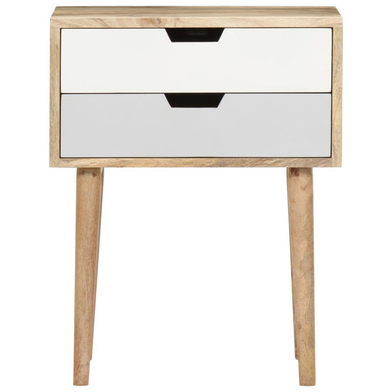 Nachtkastje 47x35x59 cm massief mangohout MeubelReus