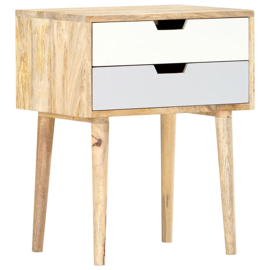 Nachtkastje 47x35x59 cm massief mangohout MeubelReus
