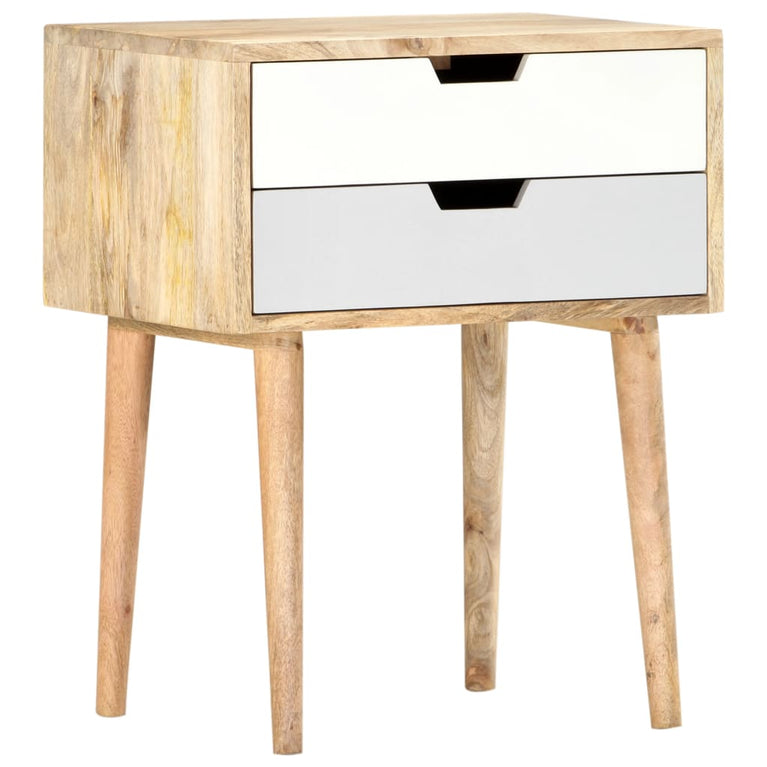 Nachtkastje 47x35x59 cm massief mangohout MeubelReus