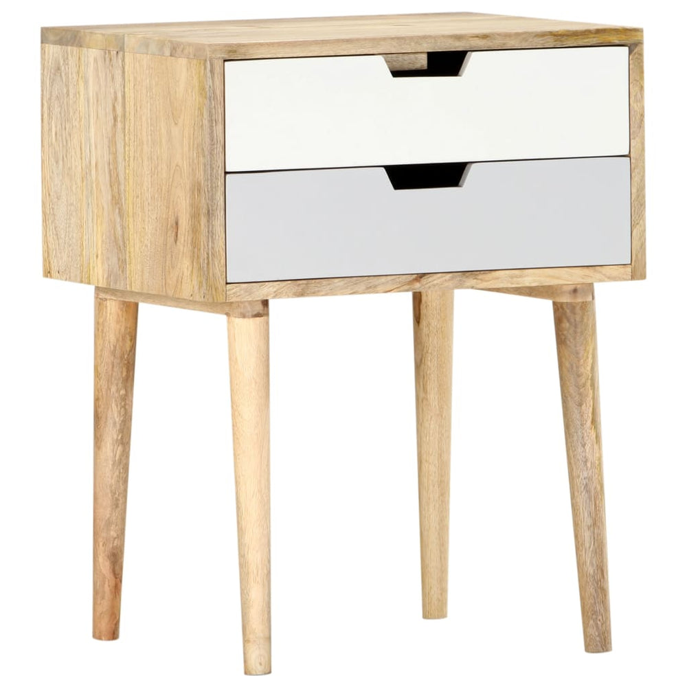 Nachtkastje 47x35x59 cm massief mangohout MeubelReus