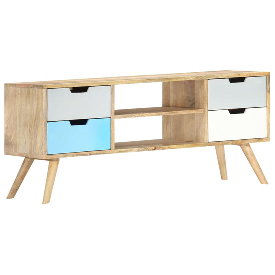 Tv-meubel 110x35x48 cm massief mangohout MeubelReus