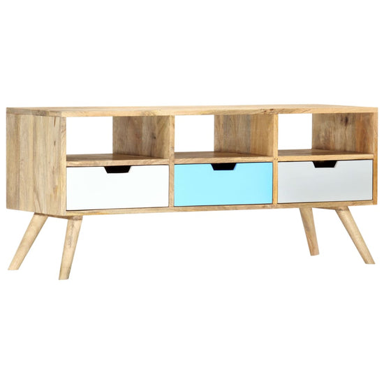 Tv-meubel 110x35x48 cm massief mangohout MeubelReus