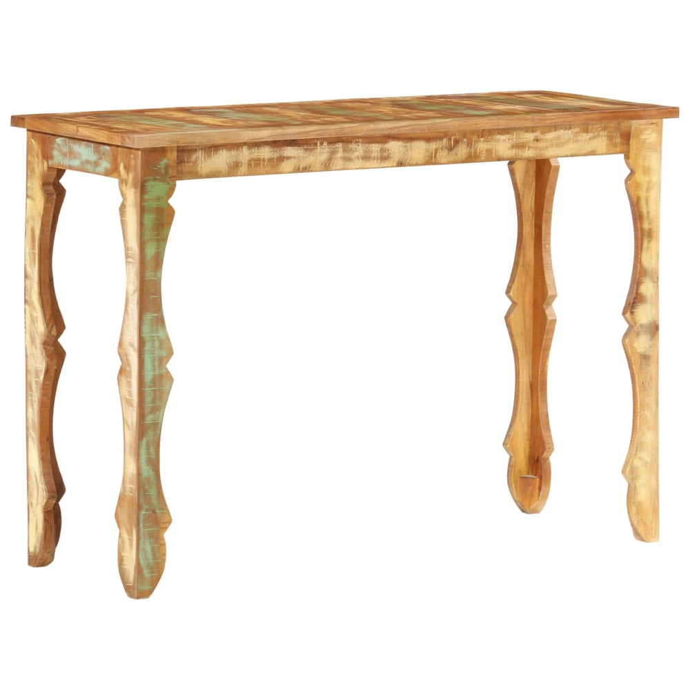 Wandtafel 110x40x76 cm massief gerecycled hout MeubelReus