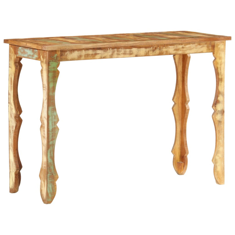 Wandtafel 110x40x76 cm massief gerecycled hout MeubelReus