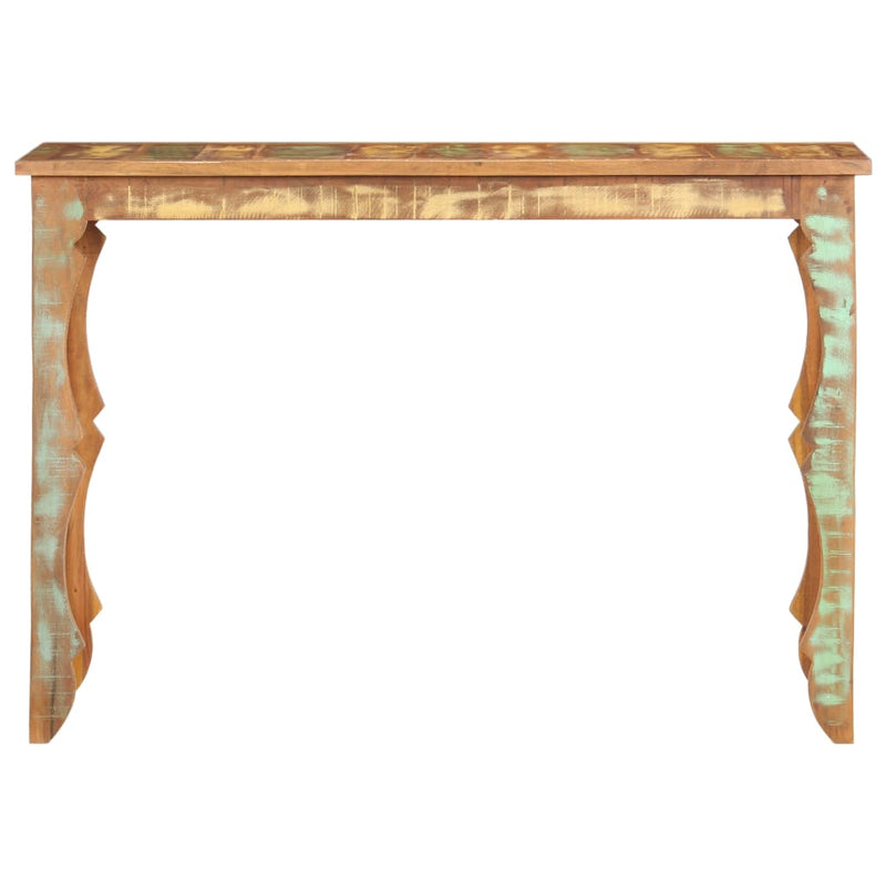 Wandtafel 110x40x76 cm massief gerecycled hout MeubelReus