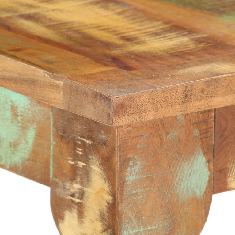 Wandtafel 110x40x76 cm massief gerecycled hout MeubelReus