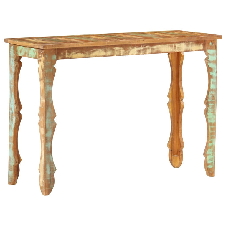 Wandtafel 110x40x76 cm massief gerecycled hout MeubelReus
