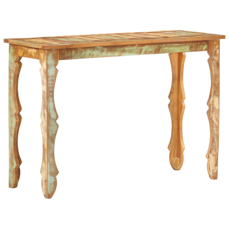 Wandtafel 110x40x76 cm massief gerecycled hout MeubelReus