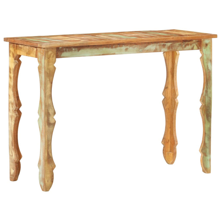 Wandtafel 110x40x76 cm massief gerecycled hout MeubelReus