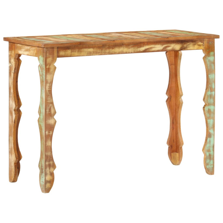 Wandtafel 110x40x76 cm massief gerecycled hout MeubelReus