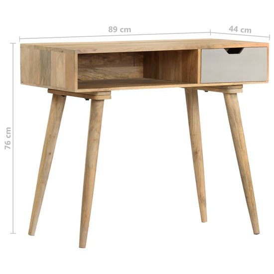 Wandtafel 89x44x76 cm massief mangohout MeubelReus