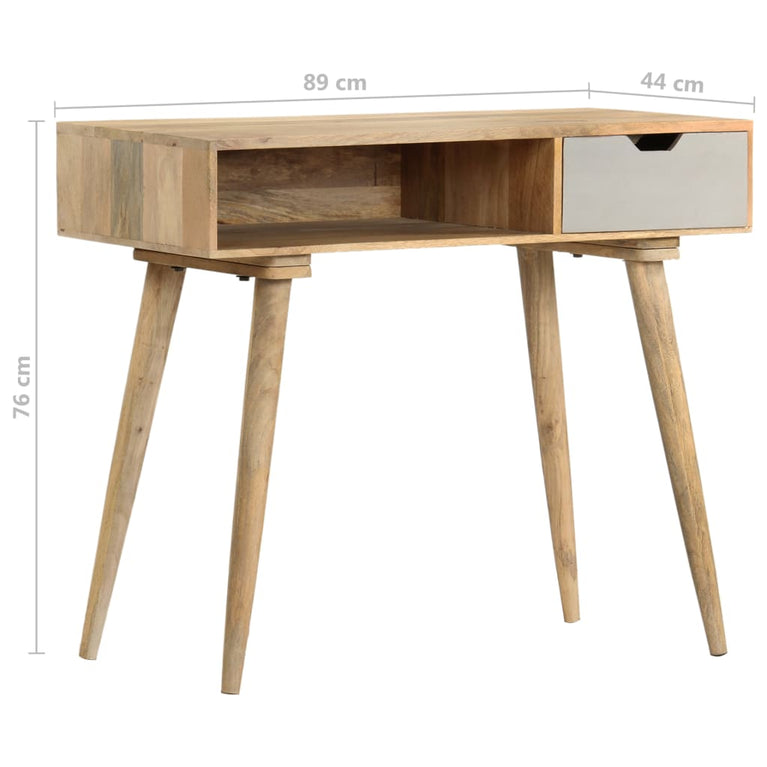 Wandtafel 89x44x76 cm massief mangohout MeubelReus