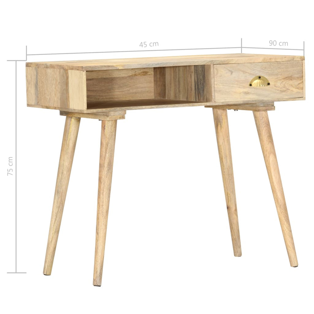 Wandtafel 90x45x75 cm massief mangohout MeubelReus