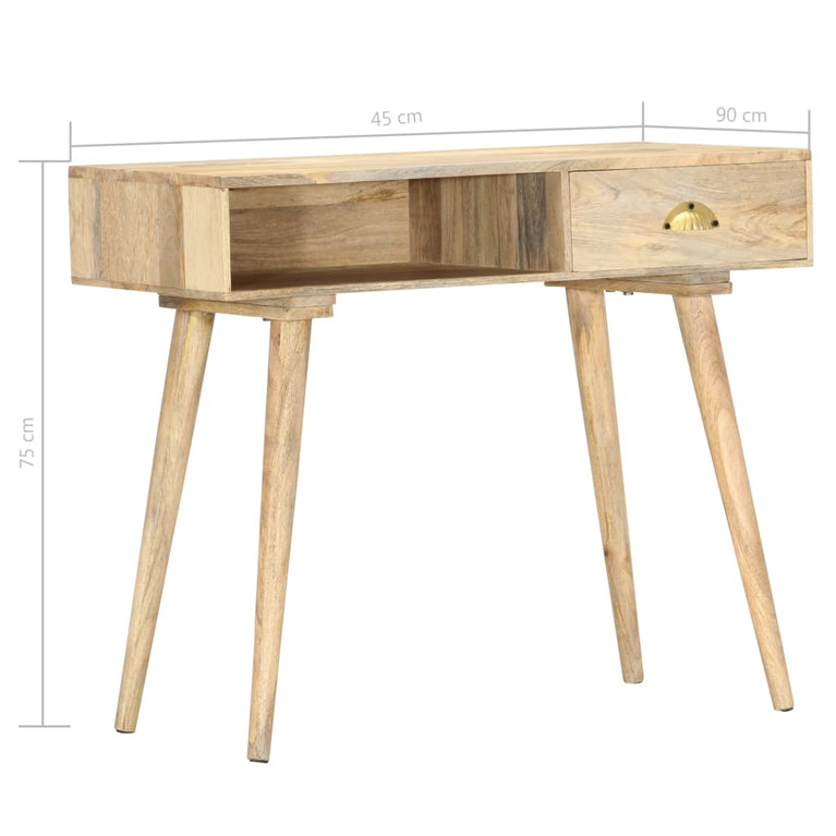 Wandtafel 90x45x75 cm massief mangohout MeubelReus