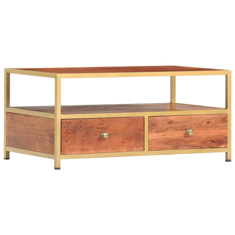 Salontafel 90x50x40 cm massief acaciahout MeubelReus