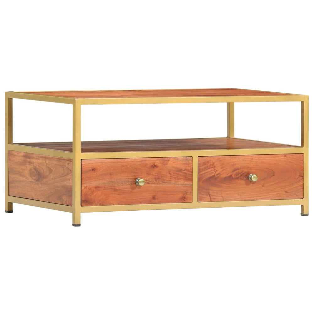Salontafel 90x50x40 cm massief acaciahout MeubelReus