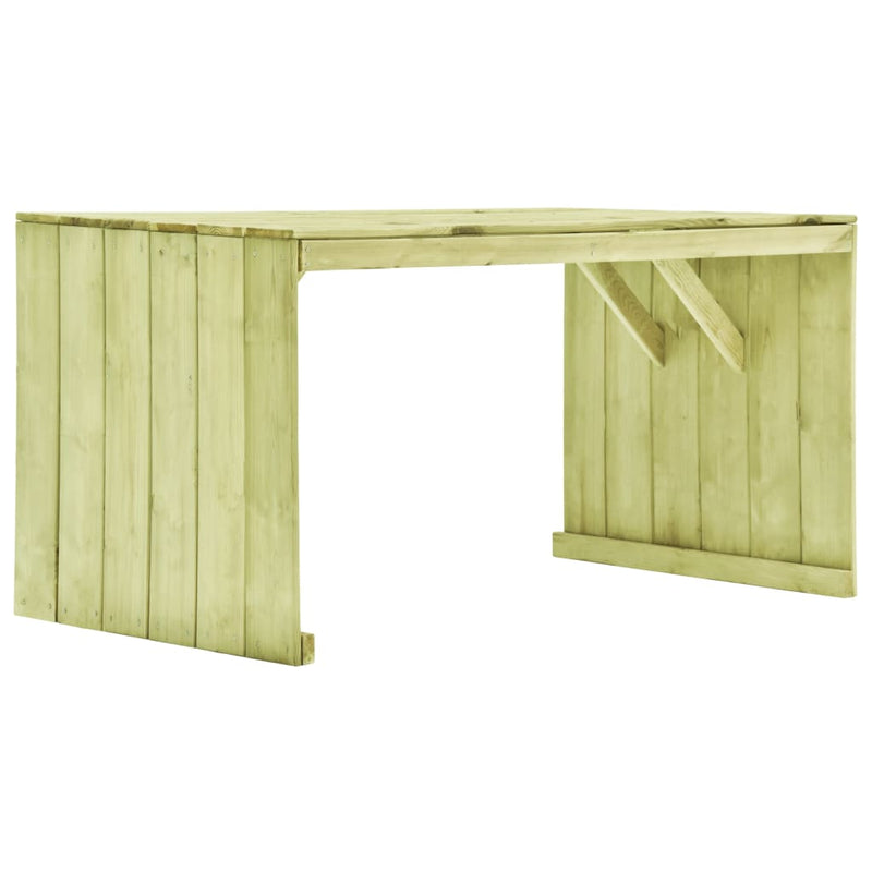 Tuintafel 150x87x80 cm geïmpregneerd grenenhout MeubelReus