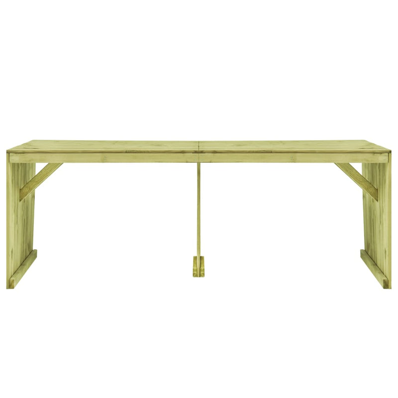 Tuintafel 220x101,5x80 cm geïmpregneerd grenenhout MeubelReus