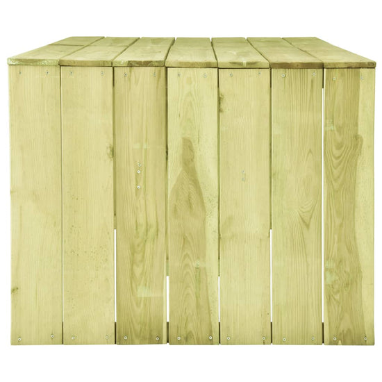 Tuintafel 220x101,5x80 cm geïmpregneerd grenenhout MeubelReus