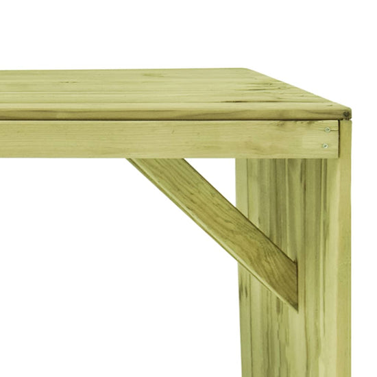 Tuintafel 220x101,5x80 cm geïmpregneerd grenenhout MeubelReus