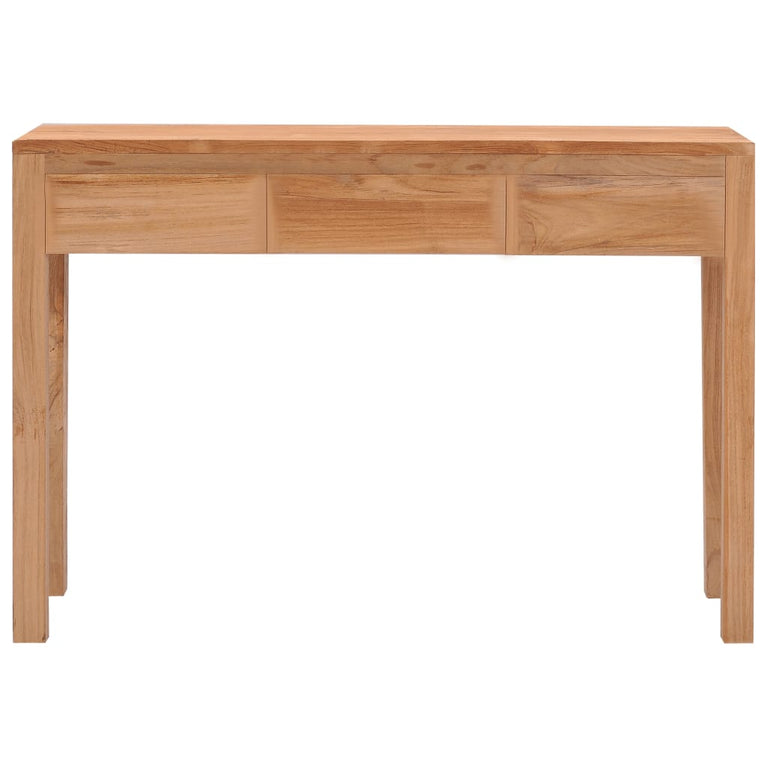 Wandtafel 110x35x75 cm massief teakhout