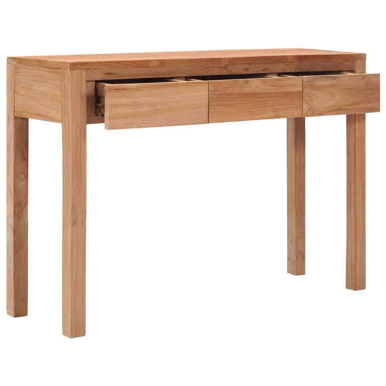 Wandtafel 110x35x75 cm massief teakhout