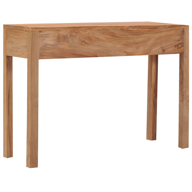 Wandtafel 110x35x75 cm massief teakhout