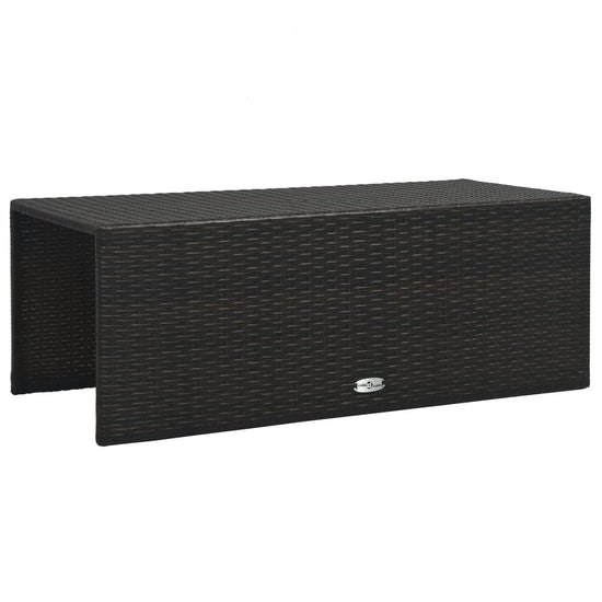 6-delige Loungeset met kussens poly rattan bruin MeubelReus