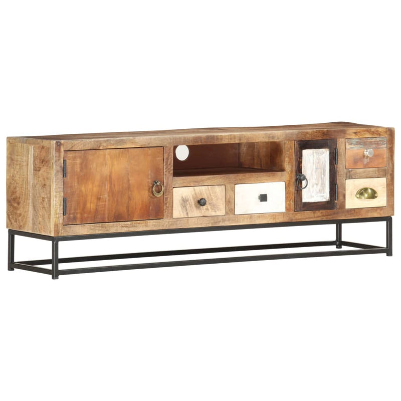 Tv-meubel 120x30x40 cm massief gerecycled hout MeubelReus